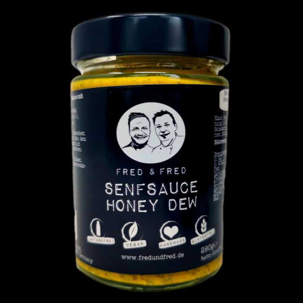 Fred & Fred Senfsauce Honey Dew Senf im Glas 290ml